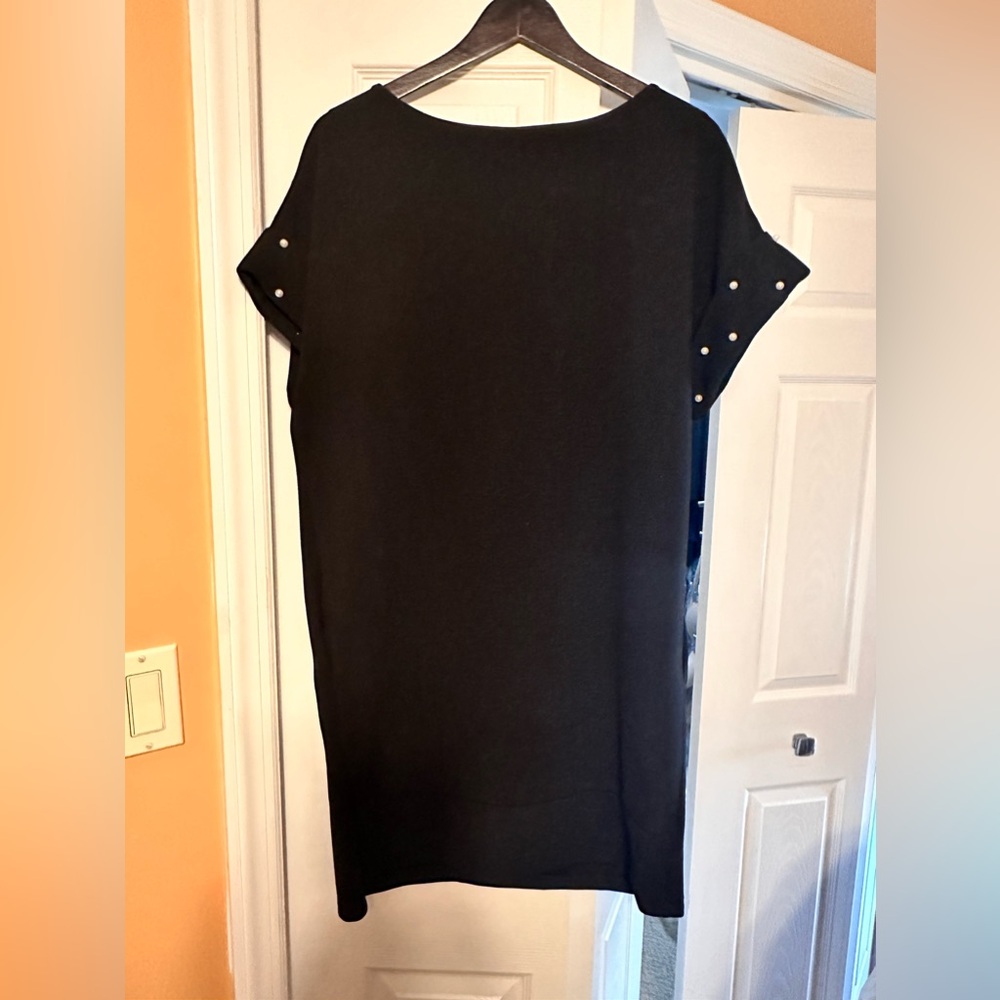 Made in Italy sheath dress with pearls